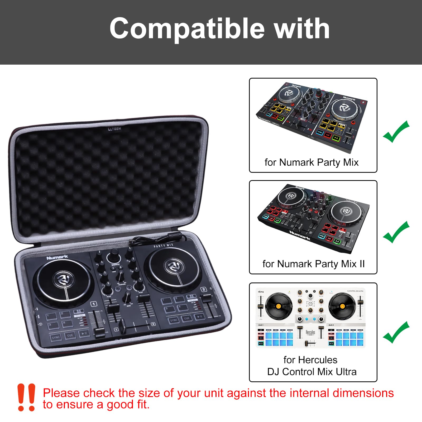 GO-DJ Plus DJコントローラー シルバー ミキサー　ケース付 GO-DJ Plus DJコントローラー シルバー ミキサー ケース付 GO-DJ
